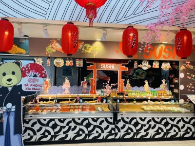 Lắp Đặt Kho Mát - PHÒNG CHẾ BIẾN SUSHI GO! HẢI PHÒNG